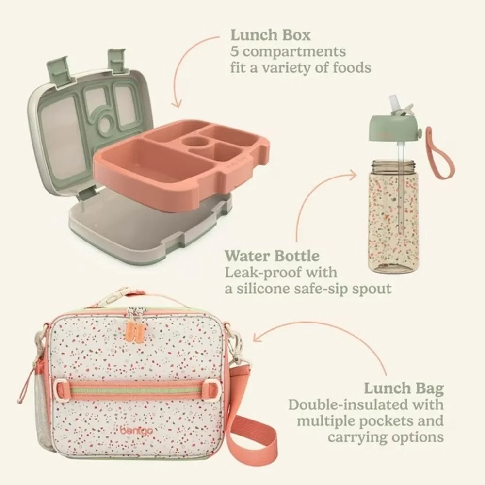 NWT Bentgo Kids 3-Pack Whimsy & Wonder Prints Collection - Picture 3 of 14